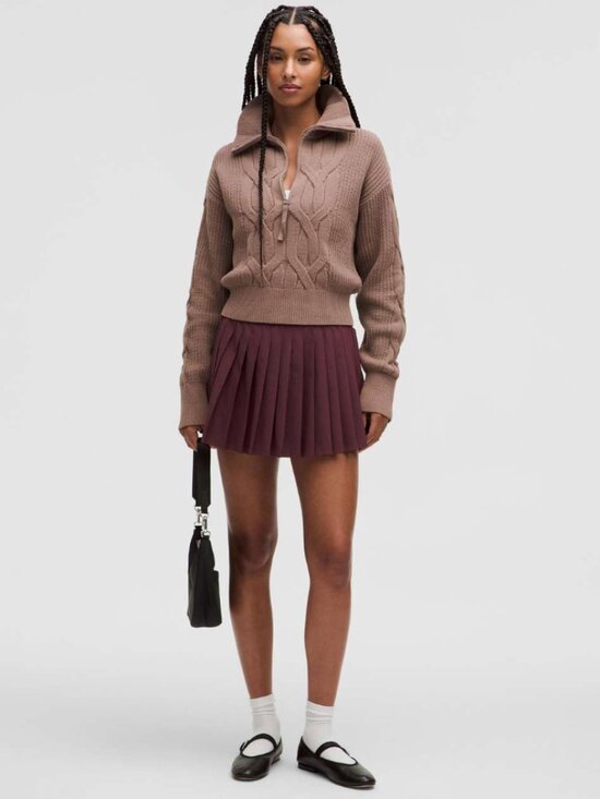 lululemon athletica Dresses & Skirts - High-Rise Pleated Tennis Skirt (Size 6) in Garnet